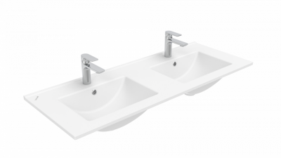 Creavit Su Etajerli Çiftli Lavabo 121 cm - 2