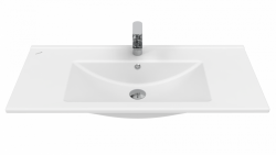 Creavit Su Etajerli Lavabo 100 cm - 1