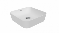 Creavit Ultra Dikdörtgen Çanak Lavabo 40 cm - Mat Beyaz - Creavit