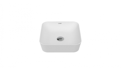 Creavit Ultra Dikdörtgen Çanak Lavabo 40 cm - Mat Beyaz - 2
