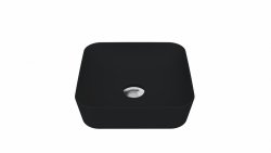 Creavit Ultra Dikdörtgen Çanak Lavabo 40 cm - Mat Siyah - Creavit