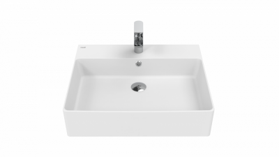 Creavit Vox Tezgah Üstü Kare Lavabo 60 cm - 1