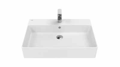 Creavit Vox Tezgah Üstü Kare Lavabo 70 cm - 1