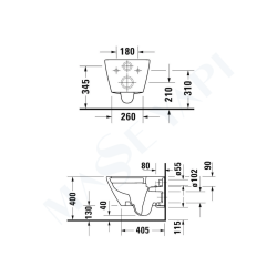 D-Neo Rimless®Asma Klozet Seti - 2