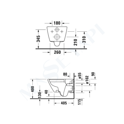D-Neo Rimless®Asma Klozet Seti - 2