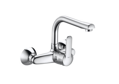 Döner Çıkış Uçlu Duvardan Eviye Bataryası ( L Borulu) - 1