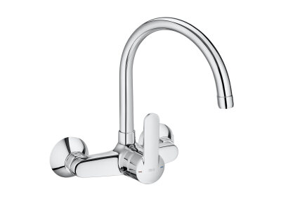 Döner Çıkış Uçlu Duvardan Eviye Bataryası ( U Borulu) - 1