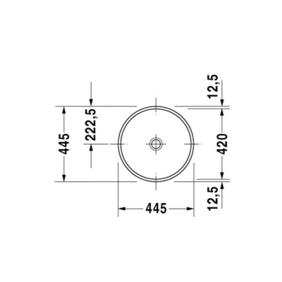 Duravit Architec Lavabo 420 Mm 0319420000 - 2