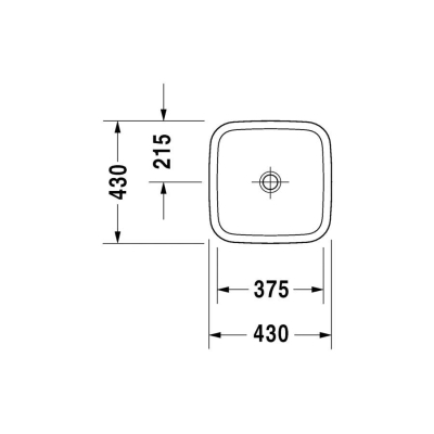 Duravit DuraStyle Çanak Lavabo 43 cm 0349430000 - 2