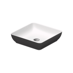 Duravit Sivida DuroCast® Çanak Lavabo 40 cm,Çift Renk Beyaz / K. Gri - 