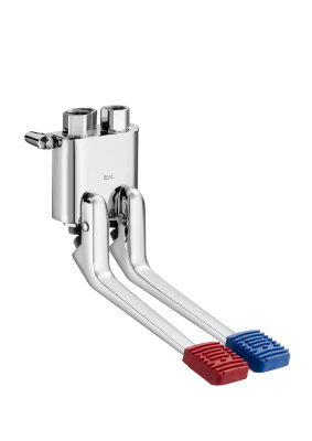 Duvardan Çift Pedallı Musluk - 1