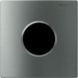 Elektronik deşarj tetiklemeli Geberit pisuvar deşarj kontrolü, elektrikli, kapak Type 10: fırçalanmış, parlak - GEBERİT