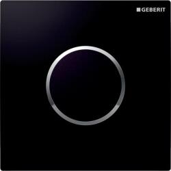 Elektronik deşarj tetiklemeli Geberit pisuvar deşarj kontrolü, elektrikli, kapak Type 10: siyah, parlak krom - GEBERİT