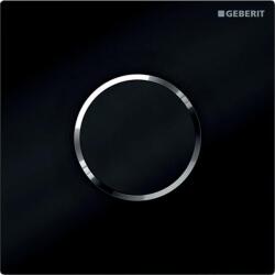 Elektronik deşarj tetiklemeli Geberit pisuvar deşarj kontrolü, pilli, kapak Type 10: siyah, parlak krom - GEBERİT