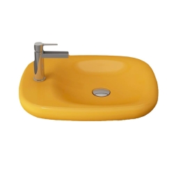 Fenice Çanak Lavabo Mandalina Sarısı 54 Cm 1489-021-0126 