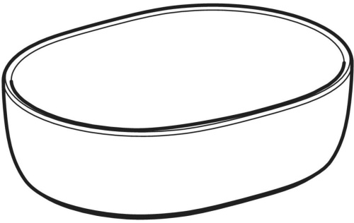 Geberit Aniara Eliptik Çanak Lavabo - 510057001 - 2