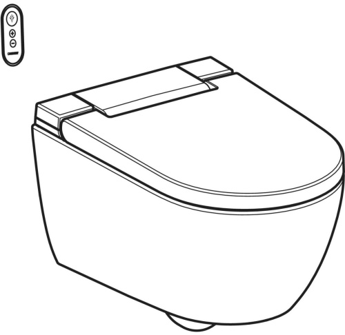 Geberit AquaClean Alba Asma Komple Akıllı Klozet Sistemi - 146350011 - 2