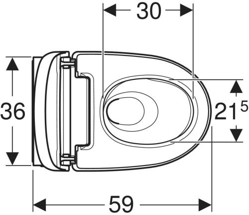 Geberit AquaClean Mera Comfort Asma Komple Akıllı Klozet Sistemi - 146210211 - 3