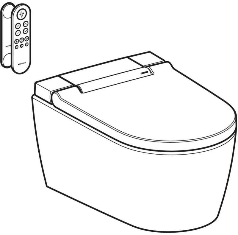 Geberit AquaClean Sela Asma Komple Akıllı Klozet Sistemi - 146220211 - 2