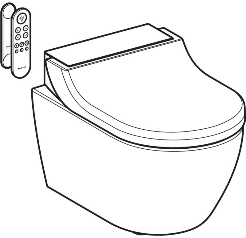 Geberit AquaClean Tuma Comfort Asma Komple Akıllı Klozet Sistemi - 146290SI1 - 2