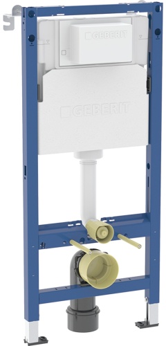 Geberit Asma Klozet için Geberit DuoFix Elemanı, 112 Cm, 12 Cm Alpha Gömme Rezervuarlı, 6 / 3 Litre - 458233003 - GEBERIT