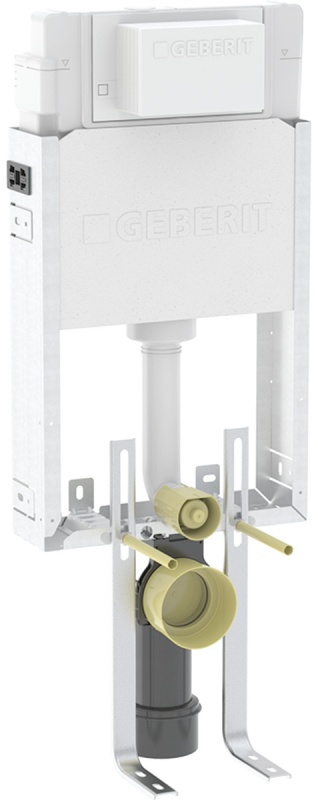 Geberit Asma Klozet için Geberit Kombifix Elemanı, 106 Cm, Alpha Gömme Rezervuar 12 Cm ile, Ayak Destekleri ile - 110231002 - GEBERIT