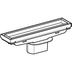Geberit duş kanalı CleanLine, karo döşenebilir: Müşteriye özel / Fırçalanmış paslanmaz çelik - 2
