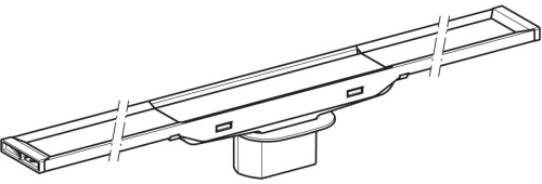 Geberit Cleanline20 Duş Kanalı - 154450KS1 - 2