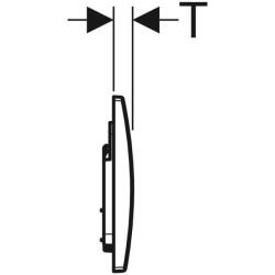 Geberit kumanda kapağı Alpha30, 2 kademeli deşarj için: Parlak krom - 4