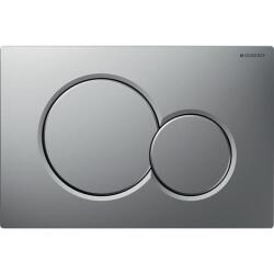 Geberit kumanda kapağı Sigma01, 2 kademeli deşarj için: Mat krom boyalı, temizlemesi kolay kaplama - GEBERİT