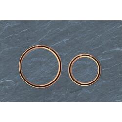 Geberit kumanda kapağı Sigma21, 2 kademeli deşarj için, metal rengi bronz: bronz, arduvaz - 1