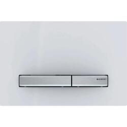 Geberit kumanda kapağı Sigma50, 2 kademeli deşarj için, metal rengi krom: krom, beyaz - GEBERİT