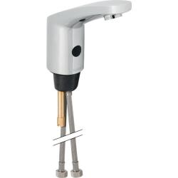 Geberit lavabo bataryası Type 185, pilli: Parlak krom, Mikser=Mikserli - GEBERİT