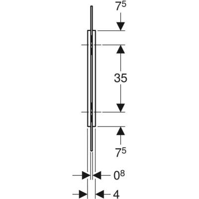 Geberit pisuvar bölme paneli: Toprak - 4