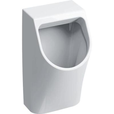 Geberit Smyle arkadan girişli pisuvar, arkadan çıkışlı: T=30cm, Çıkış=Arkaya, Giriş=Arka, Beyaz - 1