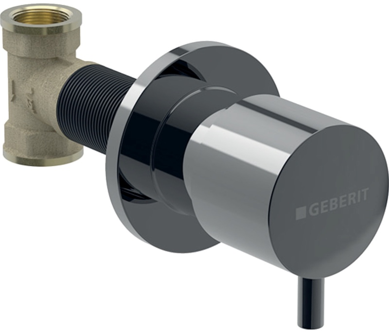 Geberit Taharet Fonksiyonlu Klozet için Geberit Sıva Altı Kesme Vanası, Yuvarlak - 616004QC1 - GEBERIT