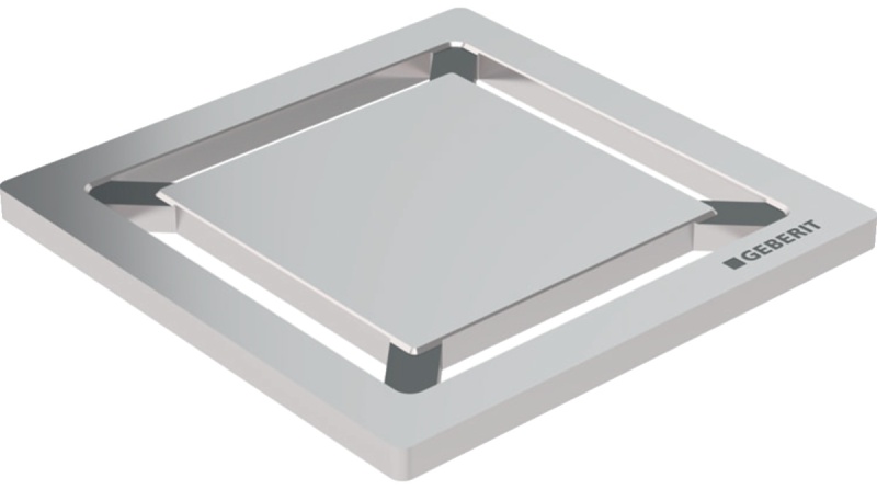 Geberit Cleanpoint Yer Süzgeci Izgarası, Köşeli, 8 X 8 Cm - 154312001 - 1