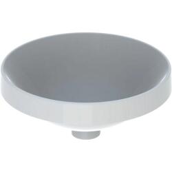 Geberit VariForm yuvarlak tezgah üstü lavabo: D=40cm, Batarya deliği=Yok, Taşma deliği=Yok, Beyaz - 1