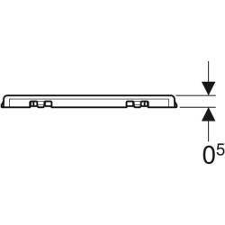 Geberit vidalanabilir ızgara, 8 x 8 cm - 4