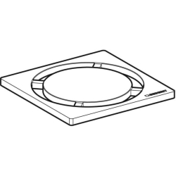 Geberit yer süzgeci ızgarası Circle, 8 x 8 cm - 2