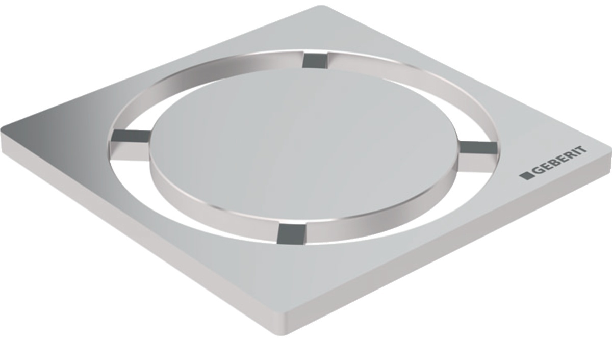 Geberit Cleanpoint Yer Süzgeci Izgarası, Yuvarlak, 8 X 8 Cm - 154311001 - 1