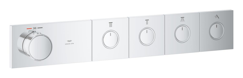 Gizli montaj için 4 vanalı termostat - 1
