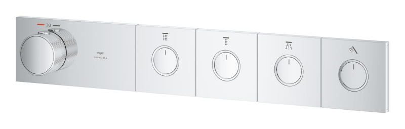 Gizli montaj için 4 vanalı termostat - 4