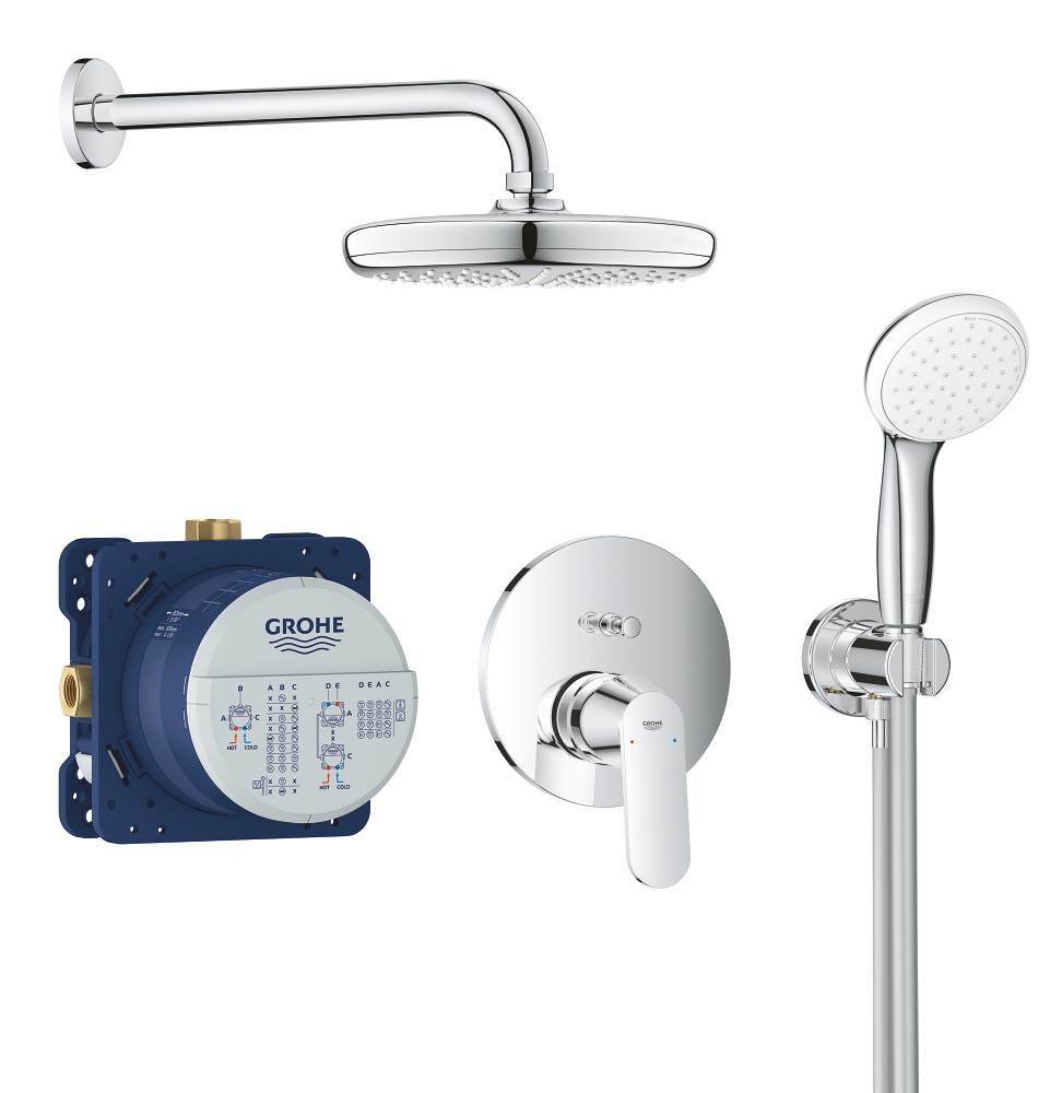 Grohe Eurocosmo Duş Seti, Tempesta 210 Tepe Duşu İle