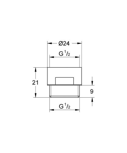 Grohe Akış Limitleyici - 45282000 - 3