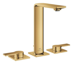Grohe Allure 3 Delikli Ankastre Lavabo Bataryası, Altın - 20188GL1 - 1
