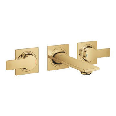 Grohe Allure 3 Delikli Ankastre Lavabo Bataryası (Sıva Üstü Grubu), Altın - 20189GL2 - 1