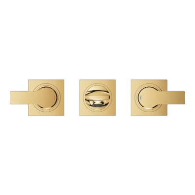 Grohe Allure 3 Delikli Ankastre Lavabo Bataryası (Sıva Üstü Grubu), Altın - 20189GL2 - 3