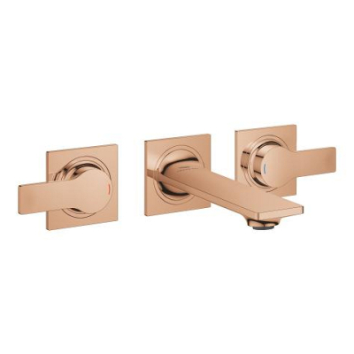 Grohe Allure 3 Delikli Ankastre Lavabo Bataryası (Sıva Üstü Grubu), Bakır - 20189DA2 - 1