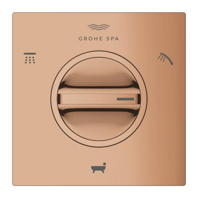 Grohe Allure 3 Yönlü Yönlendirici (Sıva Üstü Grubu), Bakır - 19590DA1 - 3